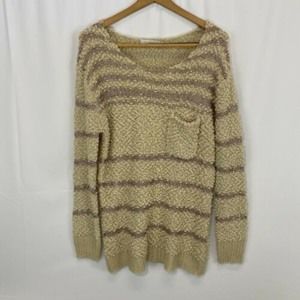 Costa Blanca Knit Sequin Tunic Sweater M
